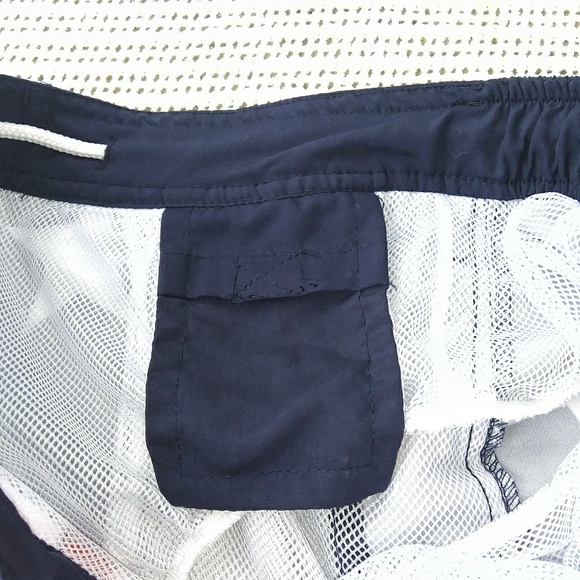 U.S. Polo Assn. Men's American Flag Swim Suit - Picture 7 of 8